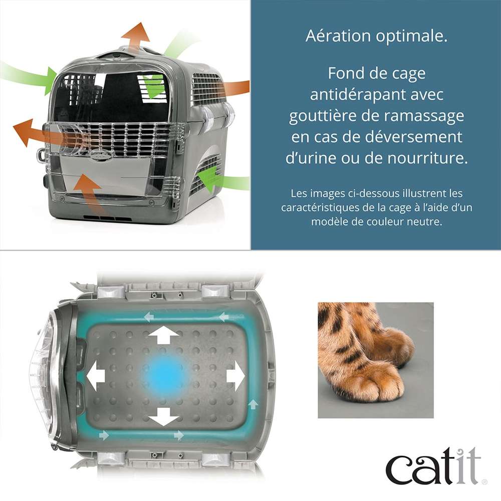 Caisse de transport pour chat Cabrio - Catit