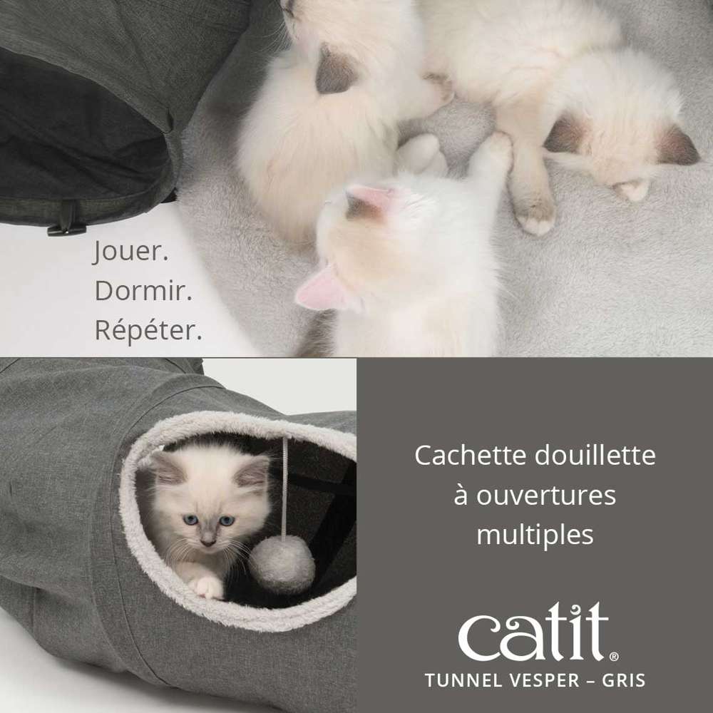 Tunnel en tissu pour chat - Catit Vesper
