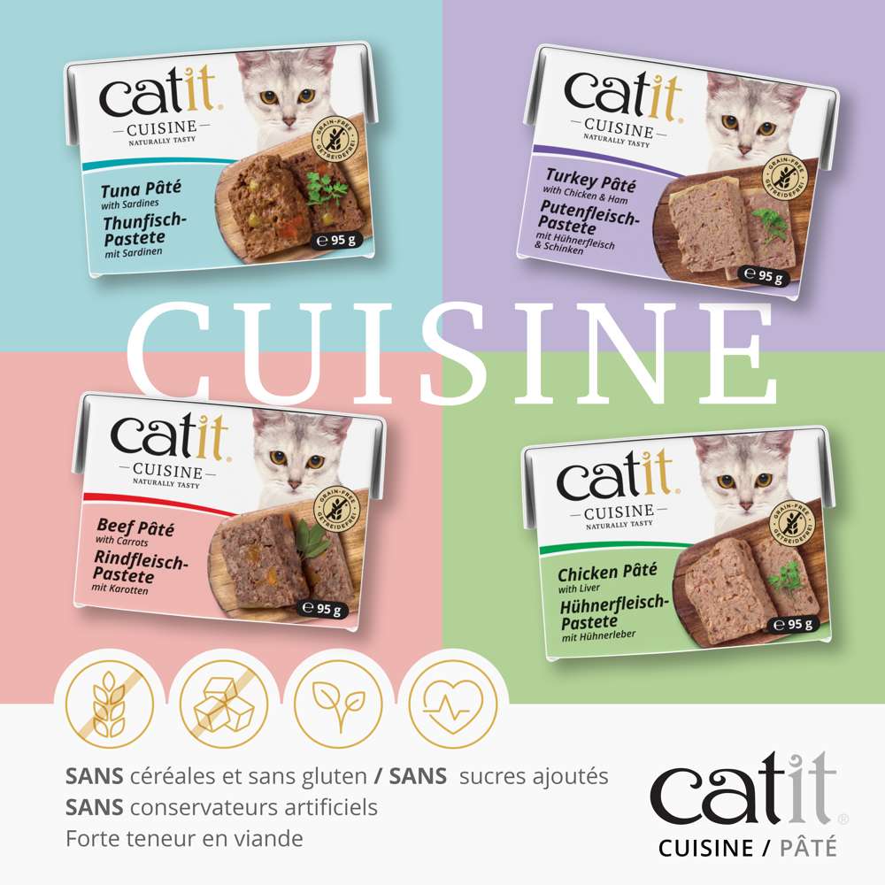 Multipack - Pâtée ou Cuisiné - Paquet de 12 - Catit Cuisine