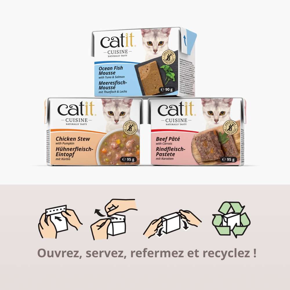 Multipack - Pâtée ou Cuisiné - Paquet de 12 - Catit Cuisine