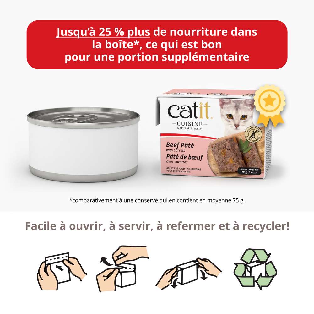 Multipack - Pâtée ou Cuisiné - Paquet de 12 - Catit Cuisine