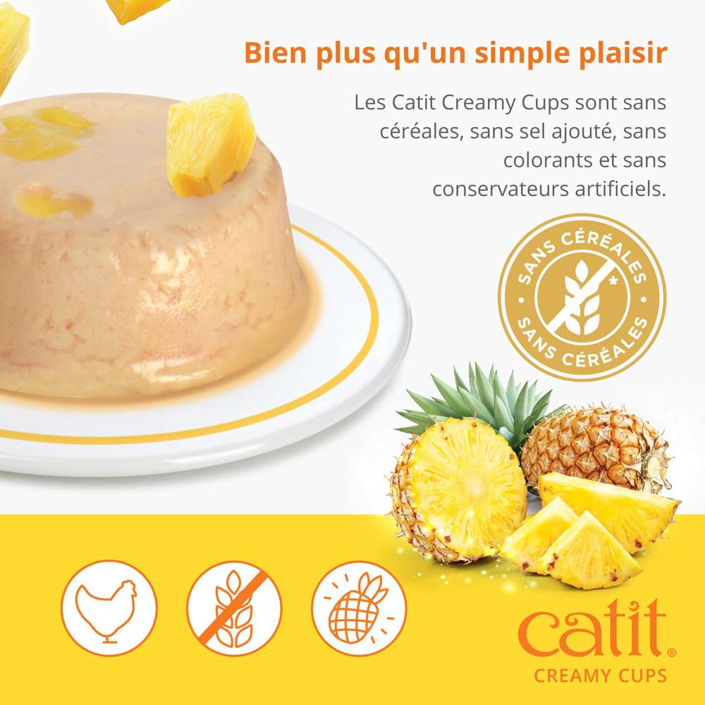 Mousse pour chat - Catit Creamy Cups