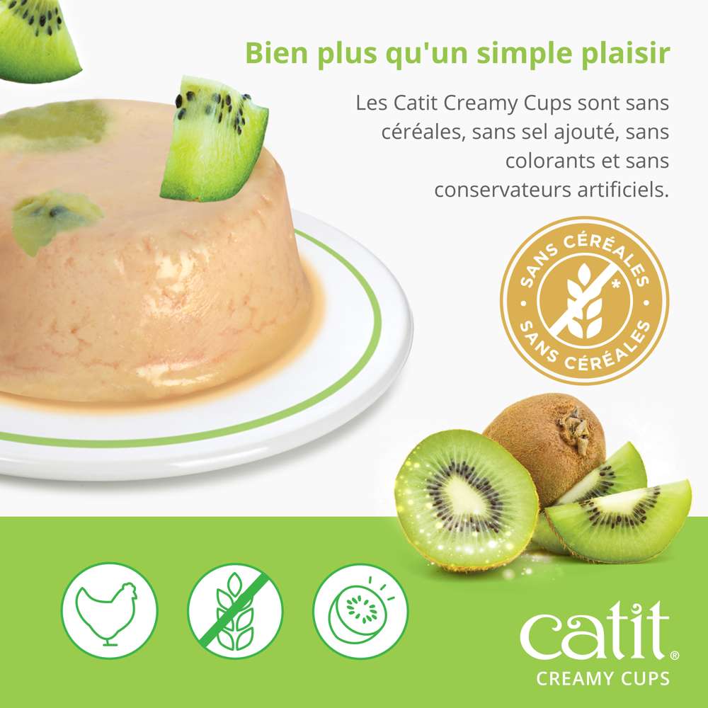 Mousse pour chat - Catit Creamy Cups