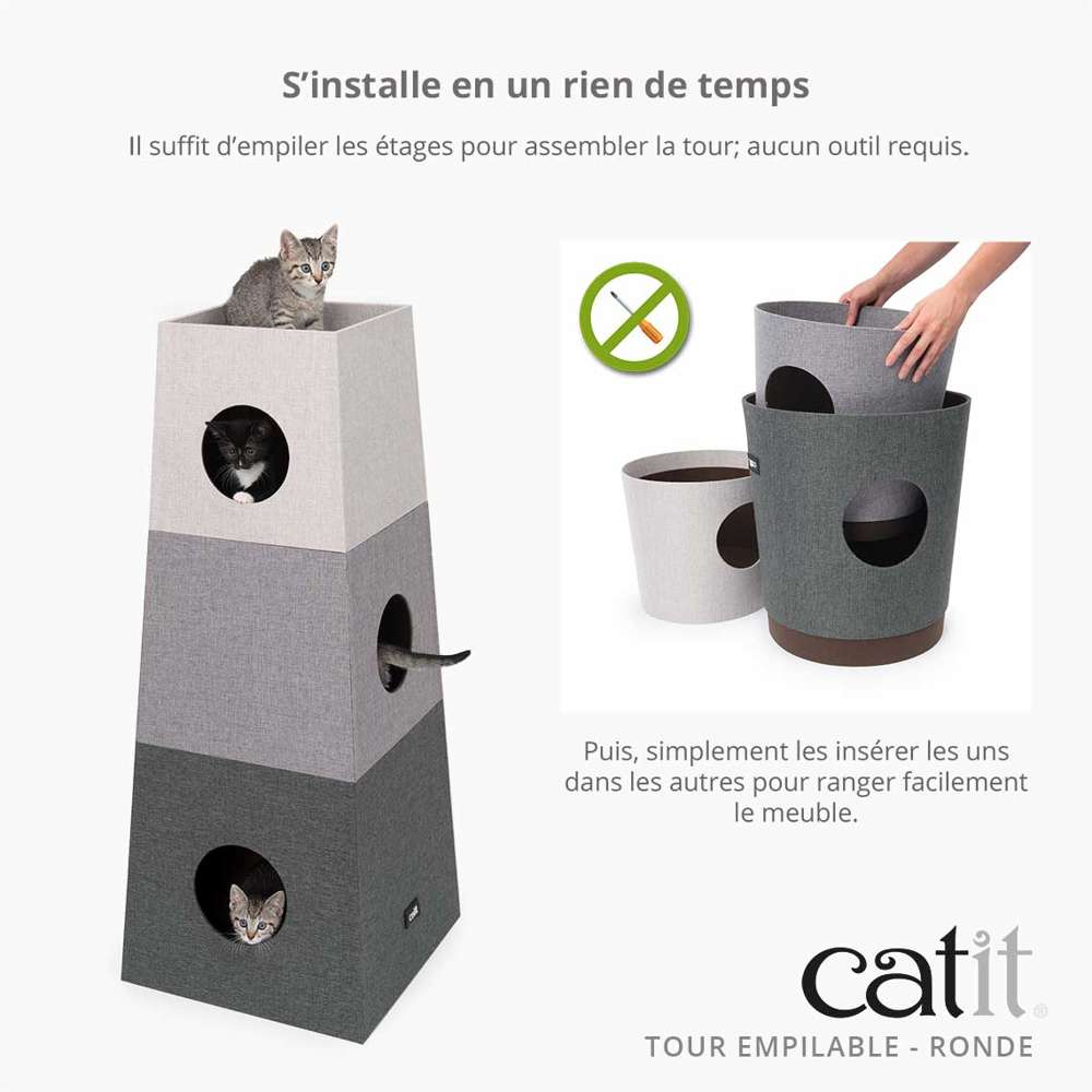 Tour empilable pour chat - Catit