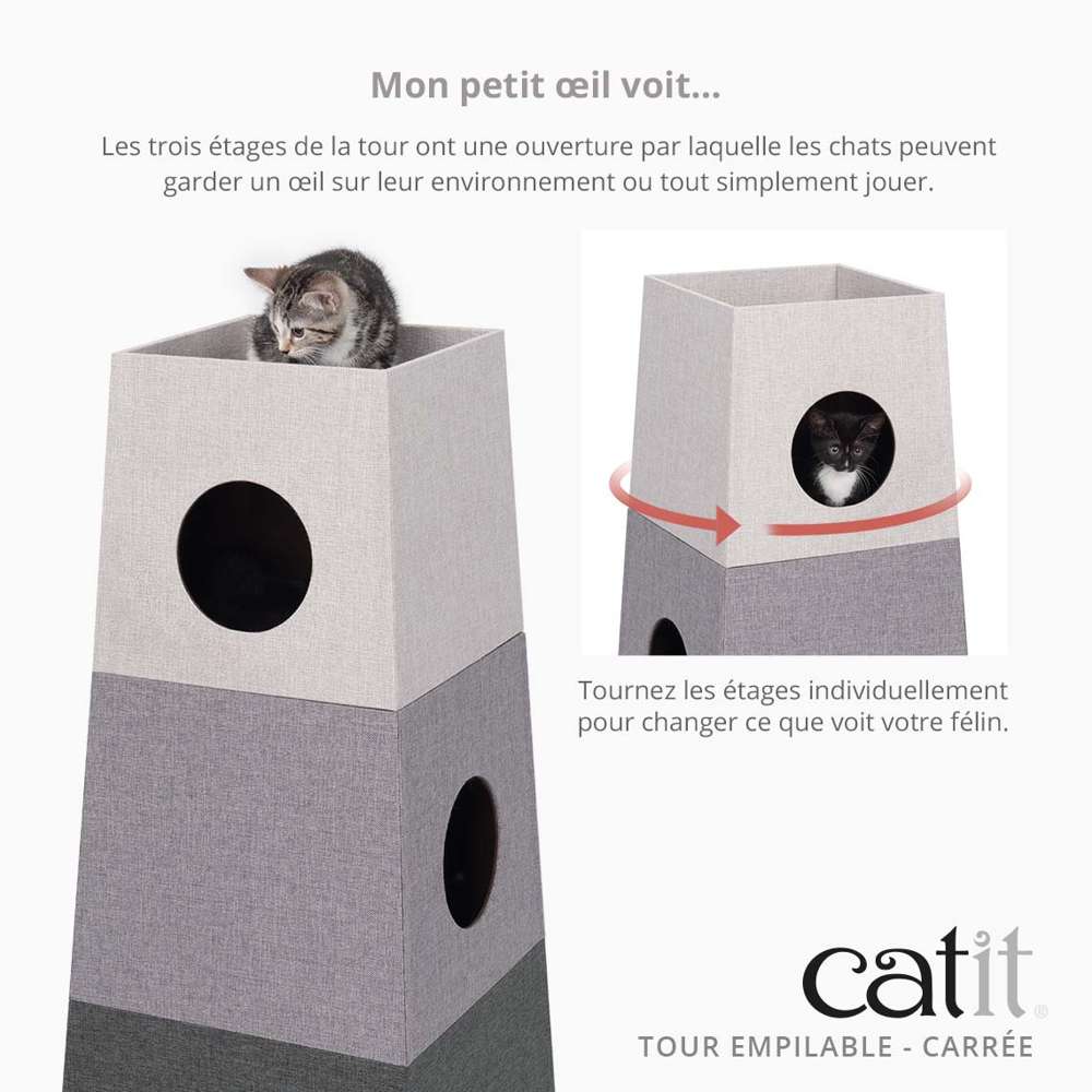 Tour empilable pour chat - Catit