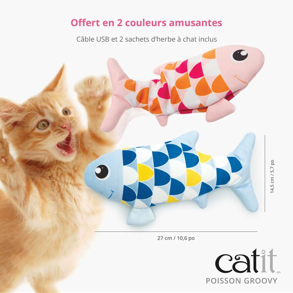 Jouet pour chat Groovy Fish - Catit