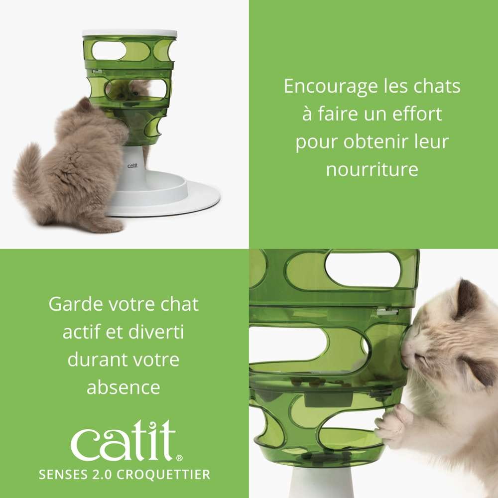 Croquettier - Jeu d'intelligence pour chat - Catit Senses