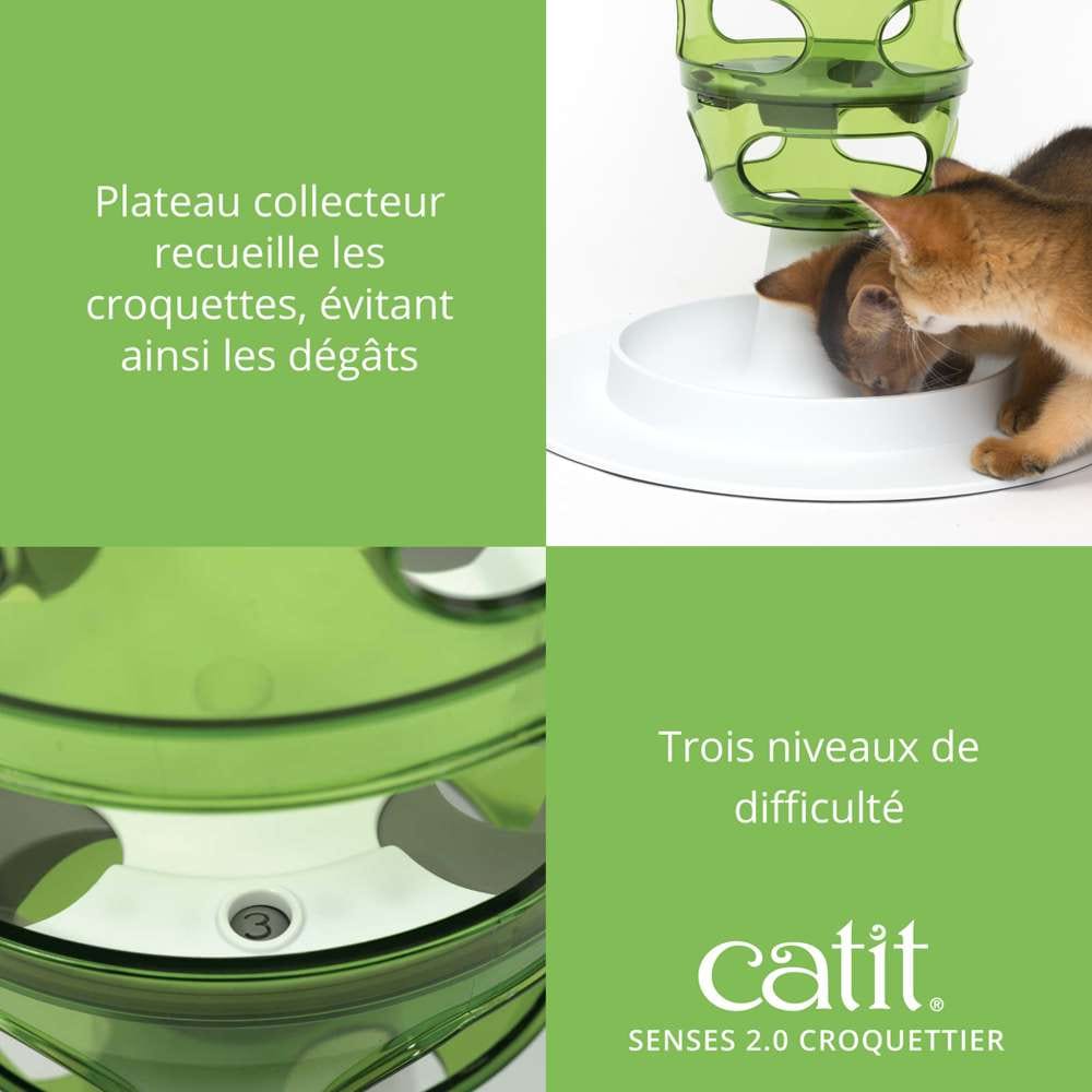Croquettier - Jeu d'intelligence pour chat - Catit Senses