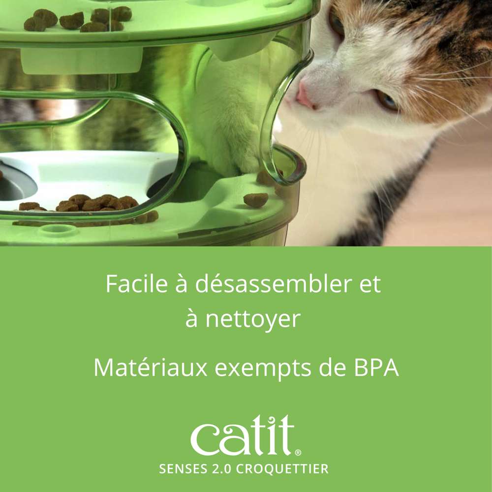 Croquettier - Jeu d'intelligence pour chat - Catit Senses