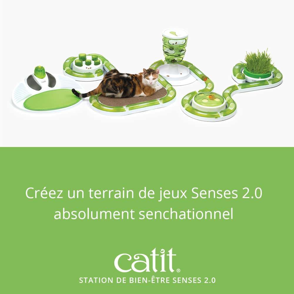 Station de bien-être pour chat - Avec herbe à chat - Catit Senses