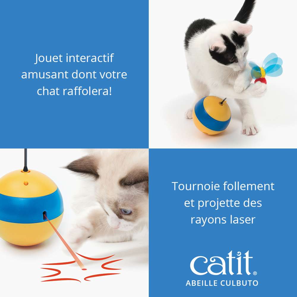 Jouet pour chat abeille culbuto - Catit Play