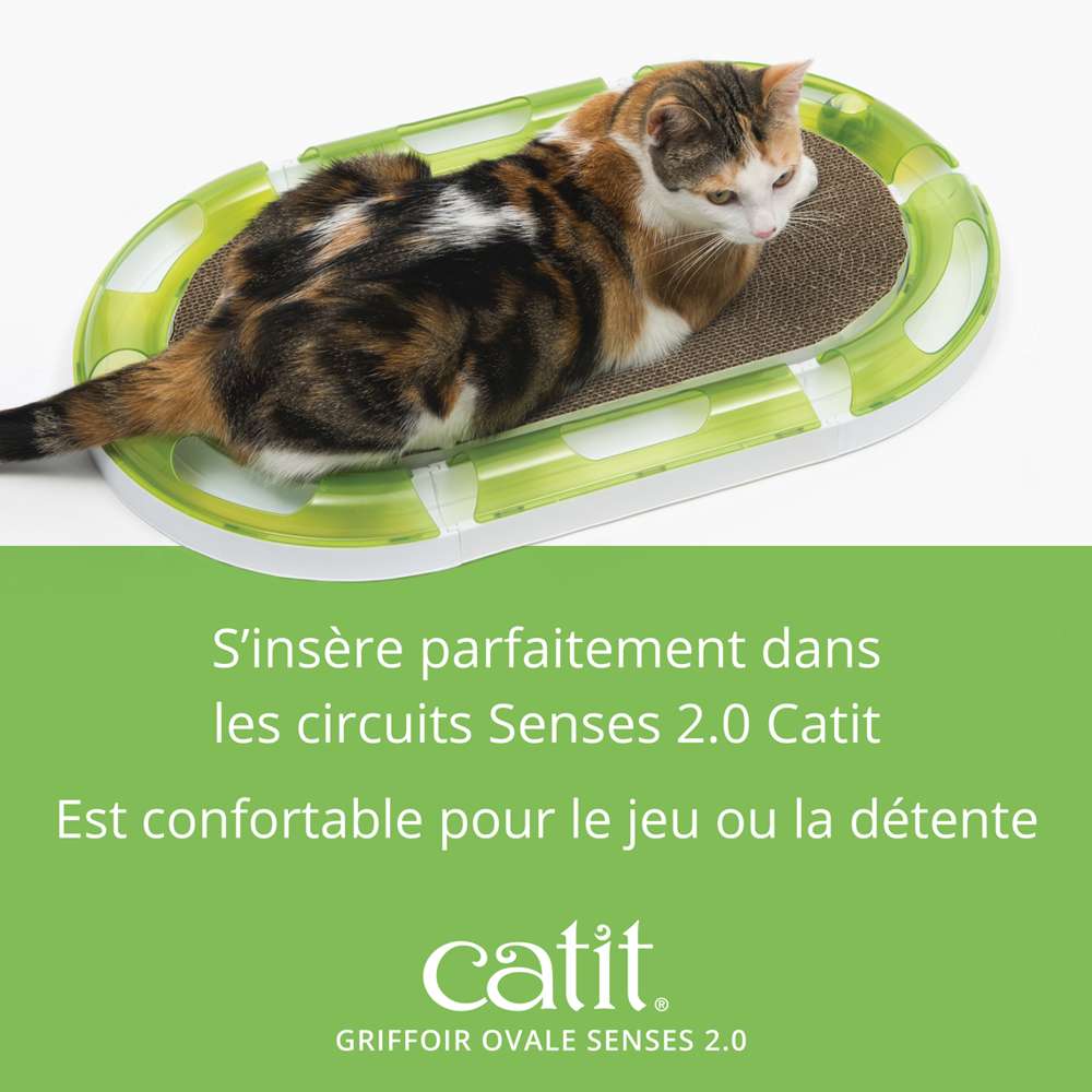 Griffoir ovale pour chat - Catit Senses