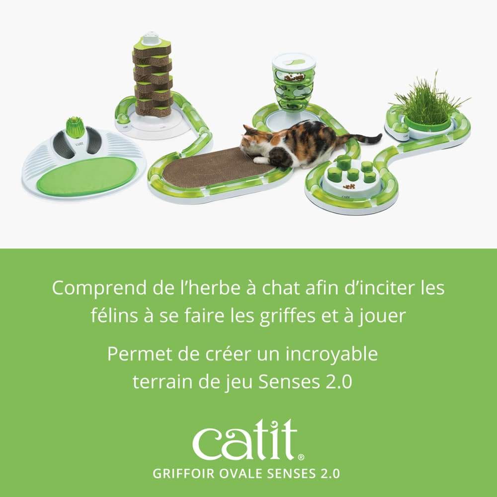 Griffoir ovale pour chat - Catit Senses