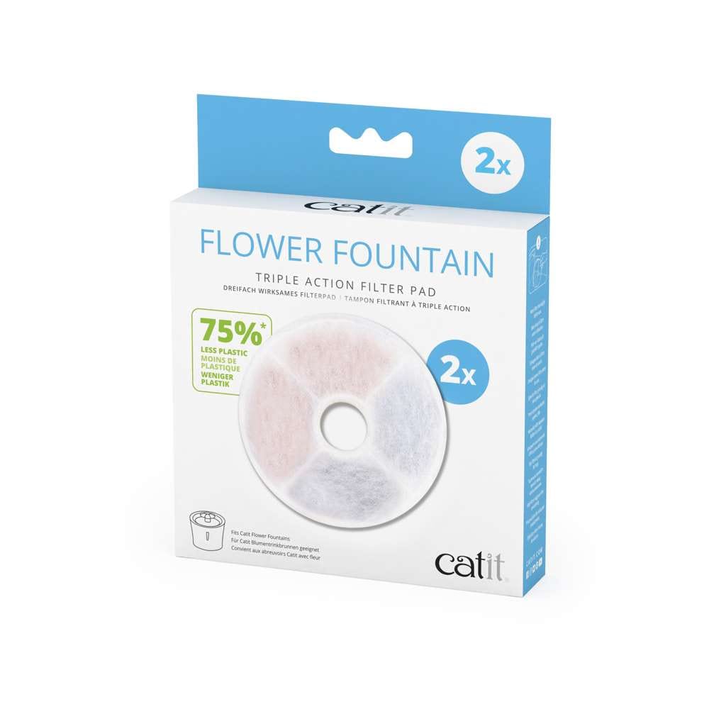 Filtre triple action pour fontaine à eau pour chat avec Fleur - Catit