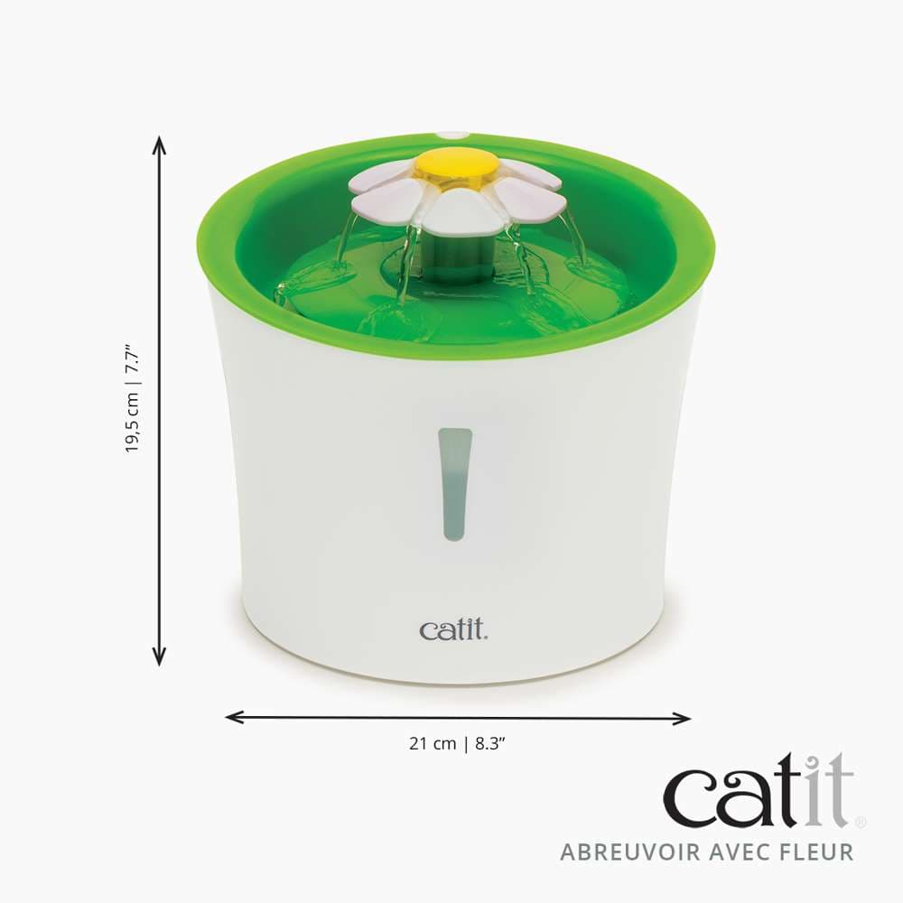 Fontaine à eau pour chat avec Fleur - Catit