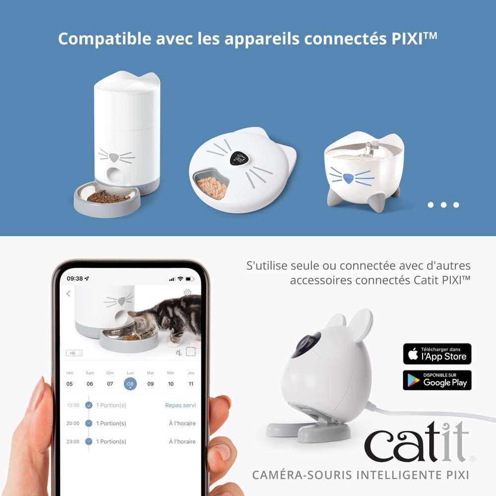 Caméra pour chat connectée - Catit Pixi Smart