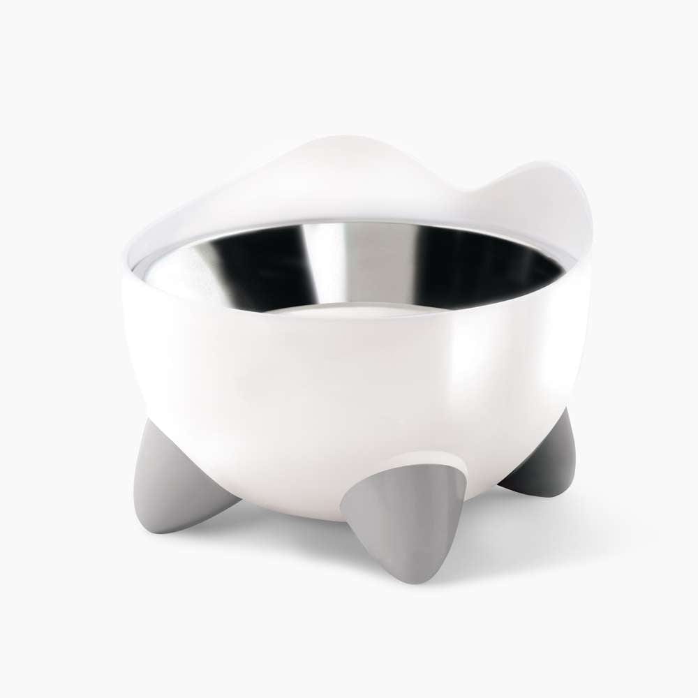Gamelle surélevée Catit PIXI pour chat, design moderne et ergonomique.