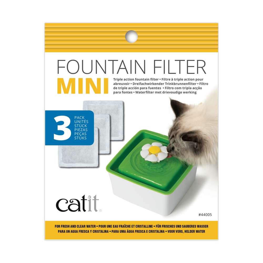 Filtre pour fontaine à eau à Fleur format mini - Paquet de 3 - Catit