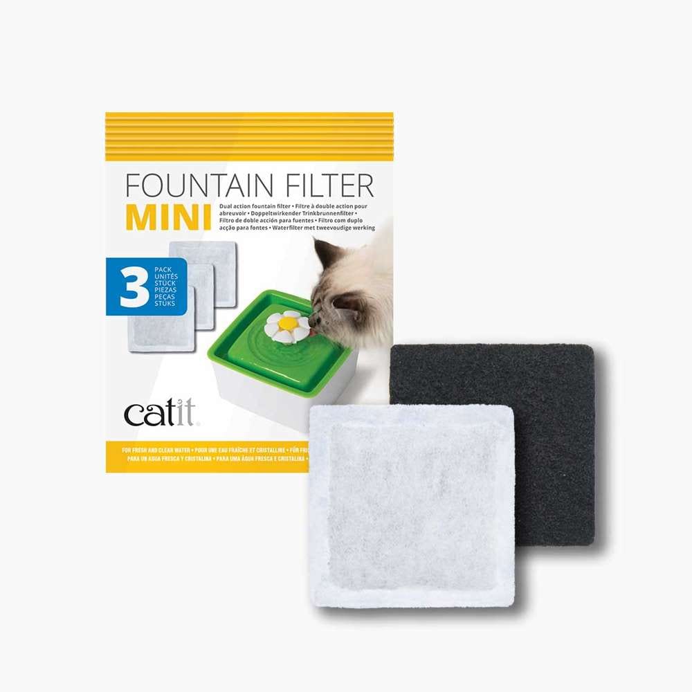 Filtre pour fontaine à eau à Fleur format mini - Paquet de 3 - Catit