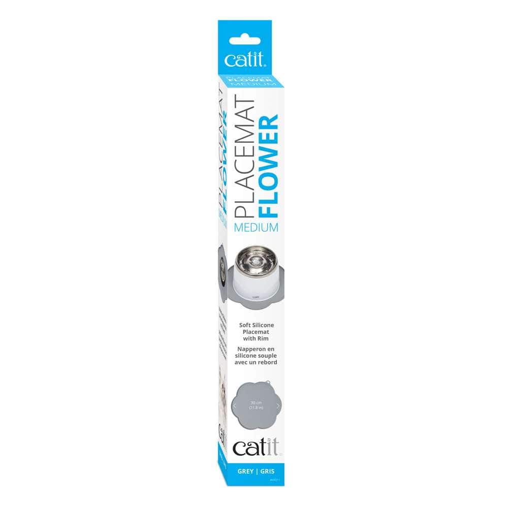Tapis de protection fleur pour fontaine ou gamelle - En silicone - Catit