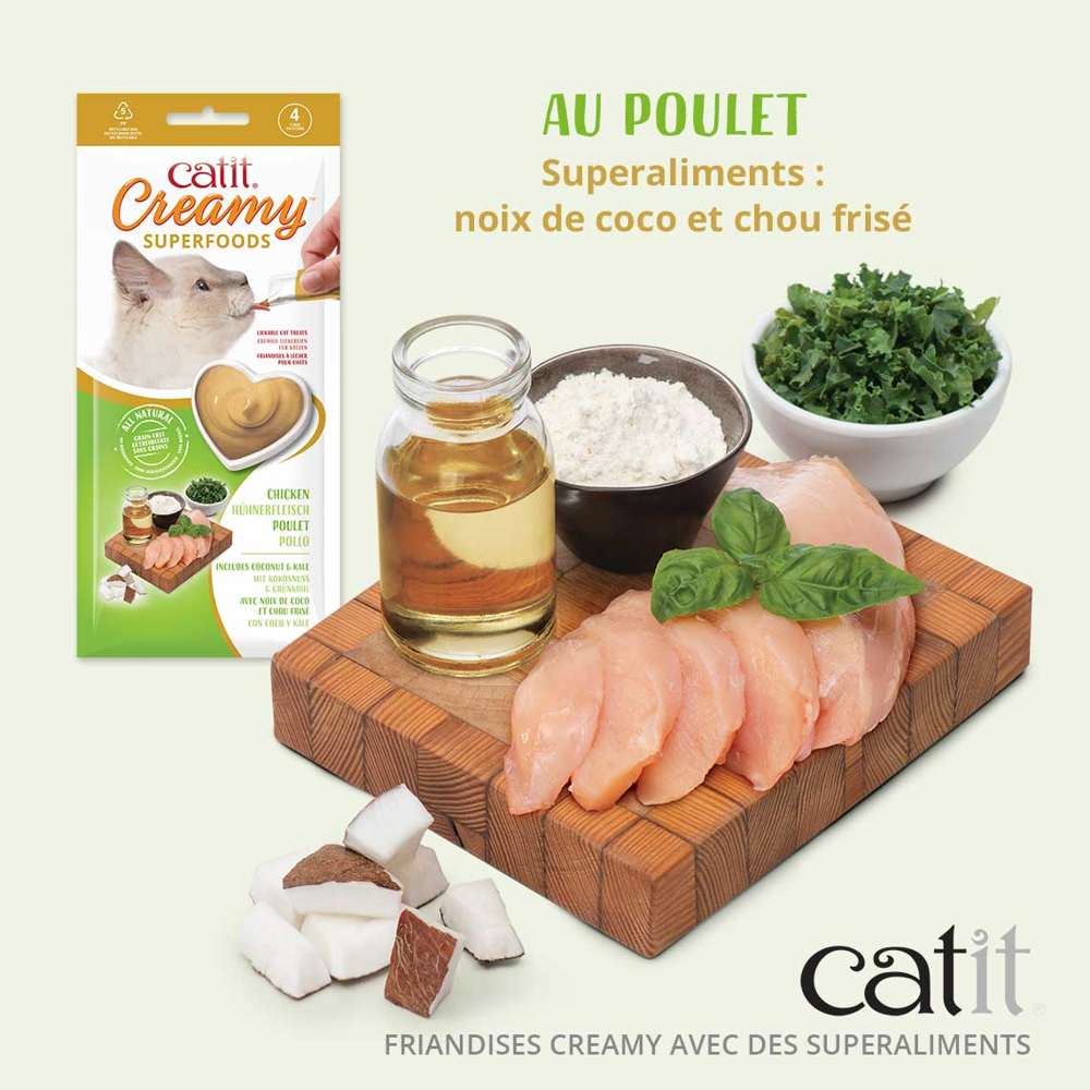 Friandises pour chat - Catit Creamy Superfoods