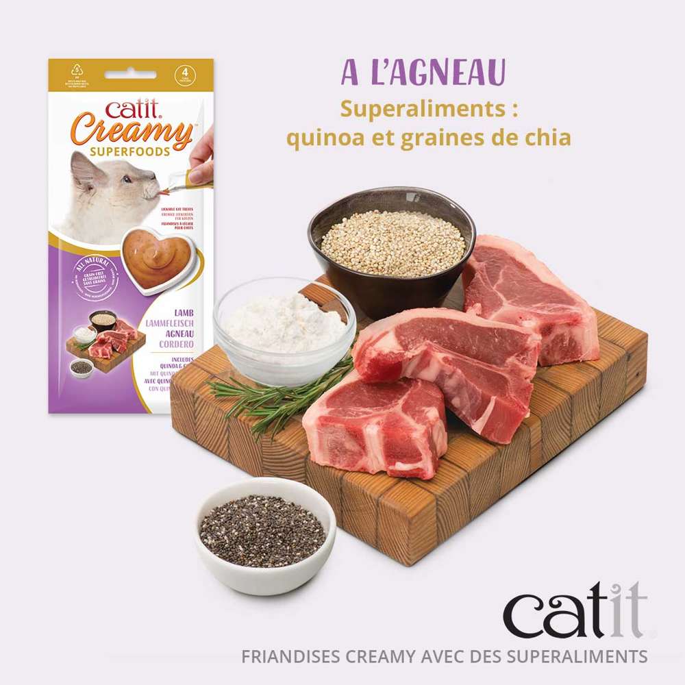 Friandises pour chat - Catit Creamy Superfoods