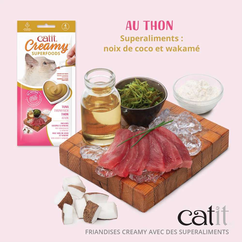 Friandises pour chat - Catit Creamy Superfoods