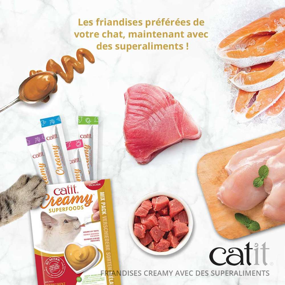 Friandises pour chat - Catit Creamy Superfoods