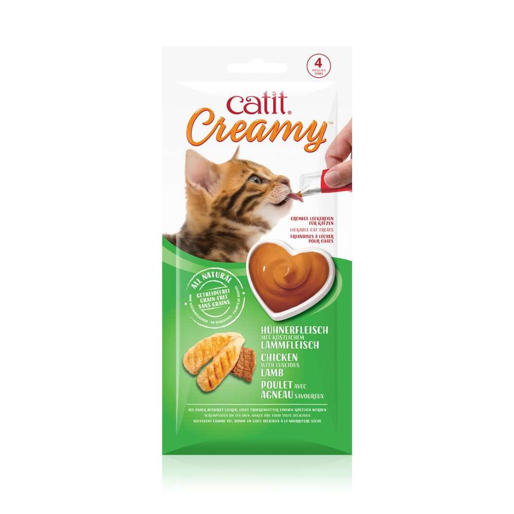 Friandises à lécher pour chat - Paquet de 4 - Catit Creamy