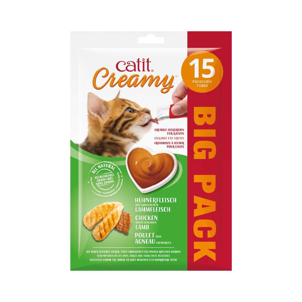 Emballage des Friandises à lécher pour chat - Paquet de 15 - Catit Creamy