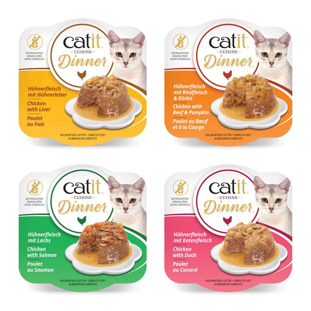 Terrine de poulet pour chat - 75g - Catit Cuisine Dinner