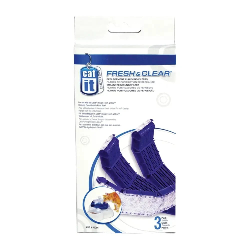 Empallage des filtres de purification de rechange - Paquet de 3 - Catit