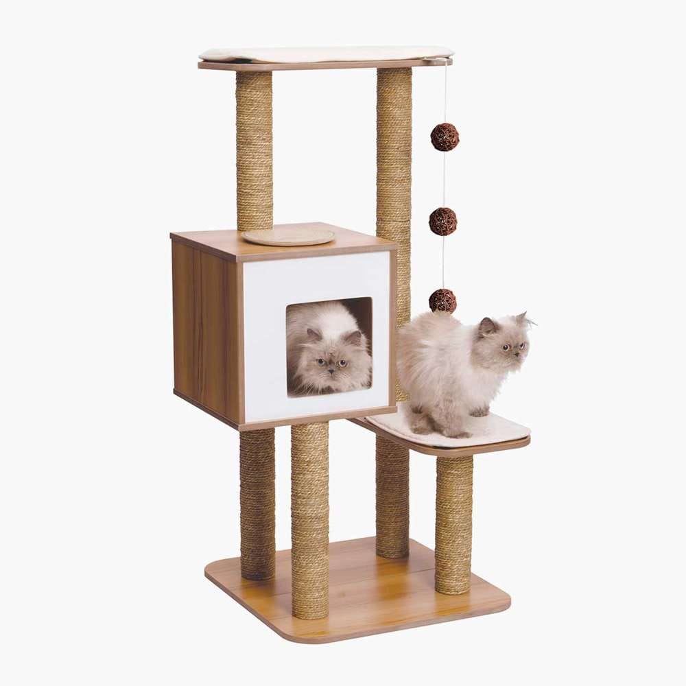 Arbre à chat High Base - Noyer - Catit Vesper