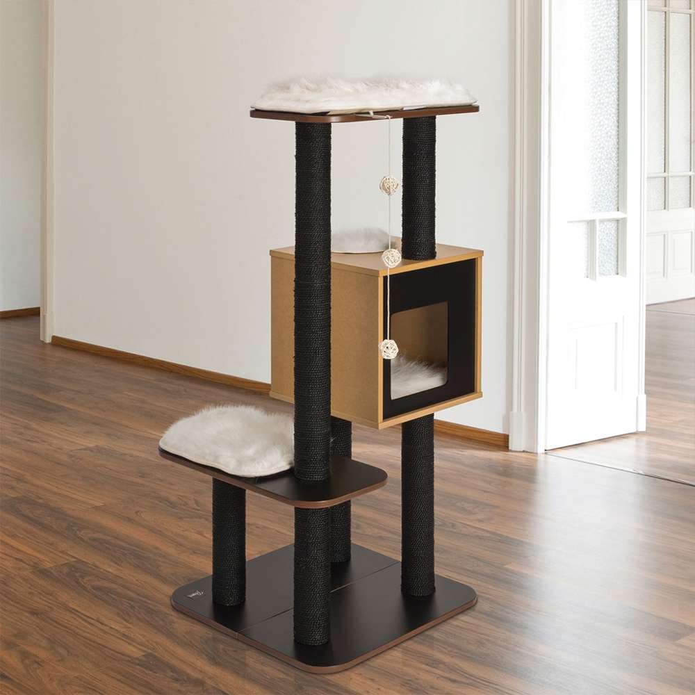 Arbre à chat High Base - Noir - Catit Vesper
