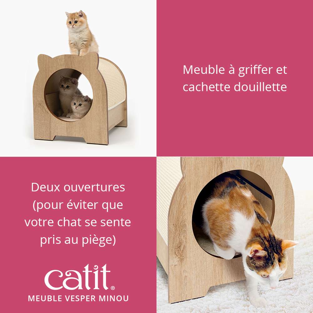 Meuble à griffer pour chat Minou - Catit Vesper
