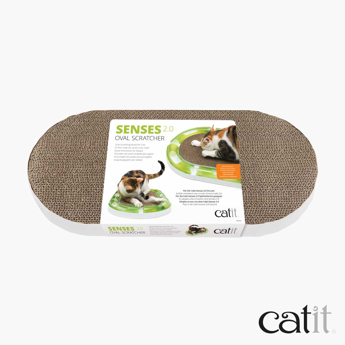 Griffoir ovale pour chat - Catit Senses