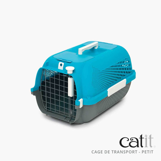 Caisse de transport pour chat - Catit - Petit, Turquoise