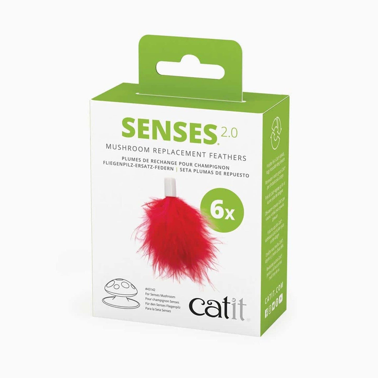 Plumes de rechange pour jouet Champignon - Catit Senses