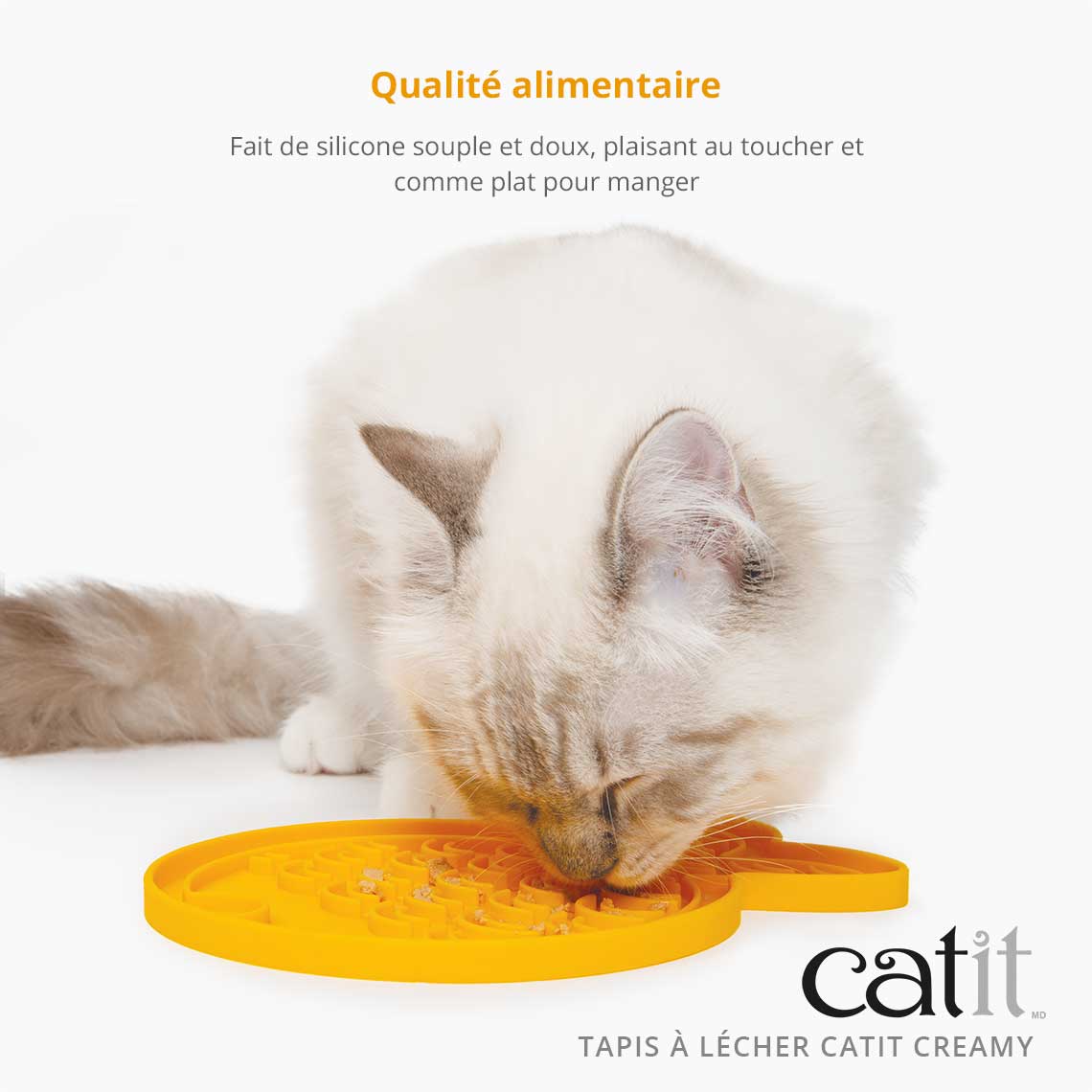 Tapis à lécher pour chat - Catit Creamy