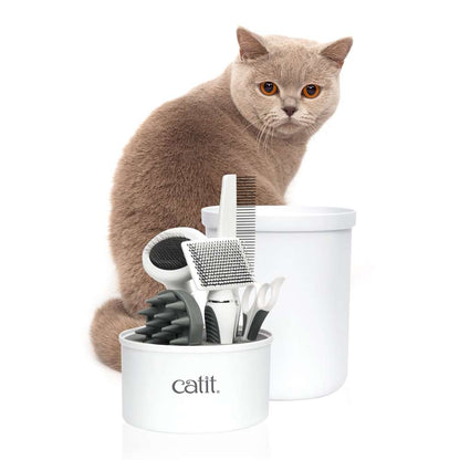 Trousse de toilettage pour chat à poils courts - Catit
