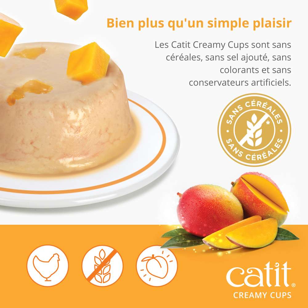 Mousse pour chat - Catit Creamy Cups