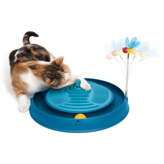 Circuit avec balle et bandes de massage - Avec herbe à chat - Catit