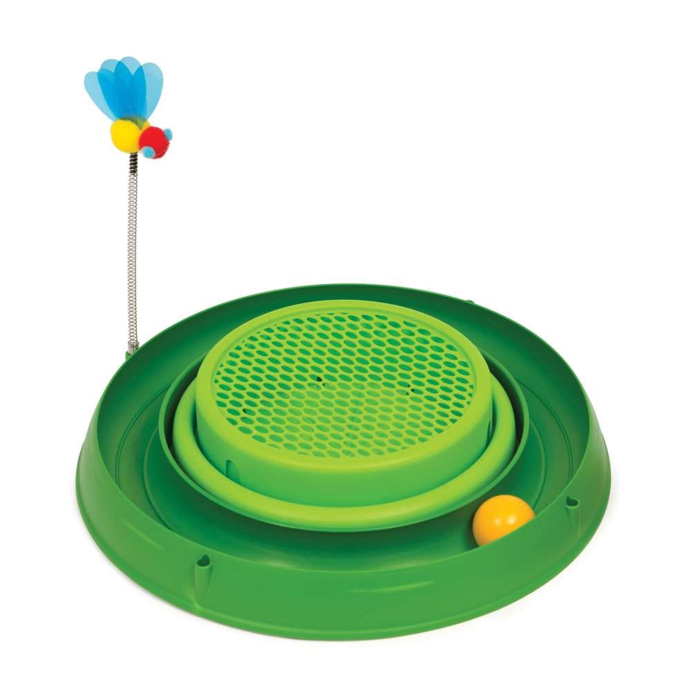Circuit avec balle et herbe pour chat - Catit