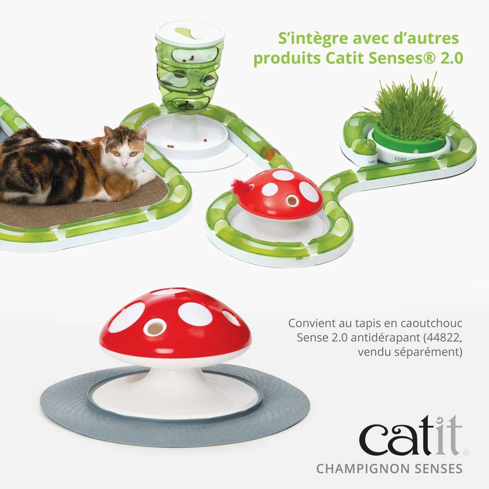 Jouet Champignon interactif pour chat - Catit Senses