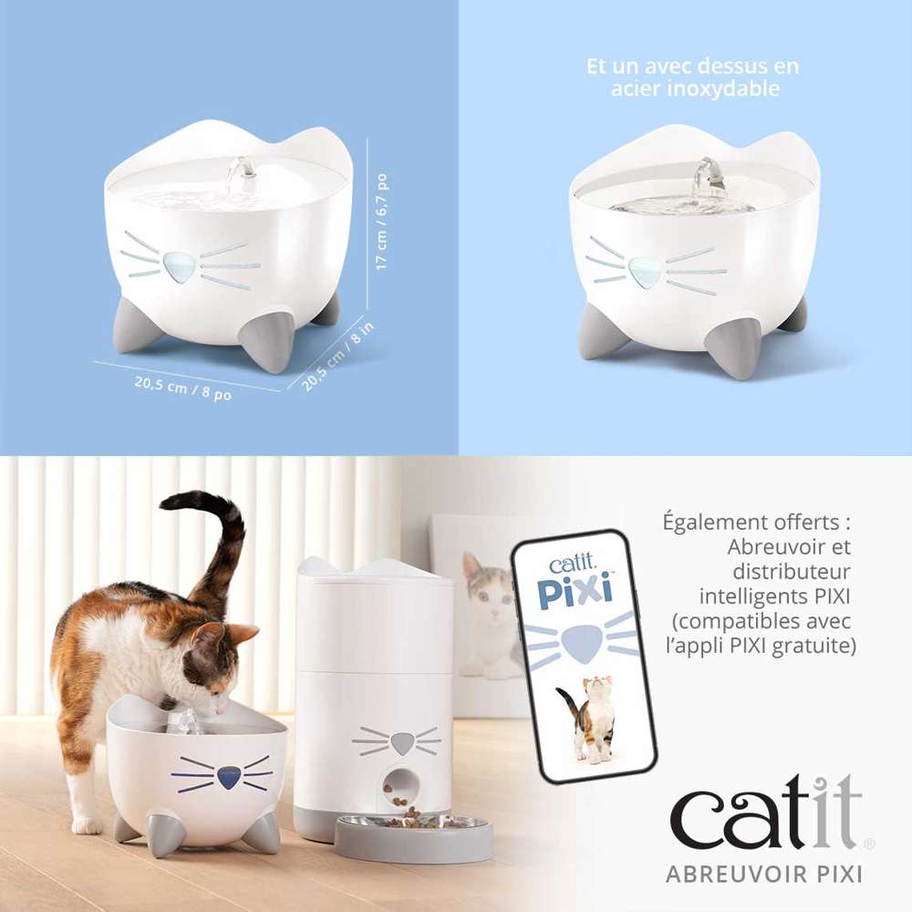 Fontaine à eau pour chat - Catit PIXI