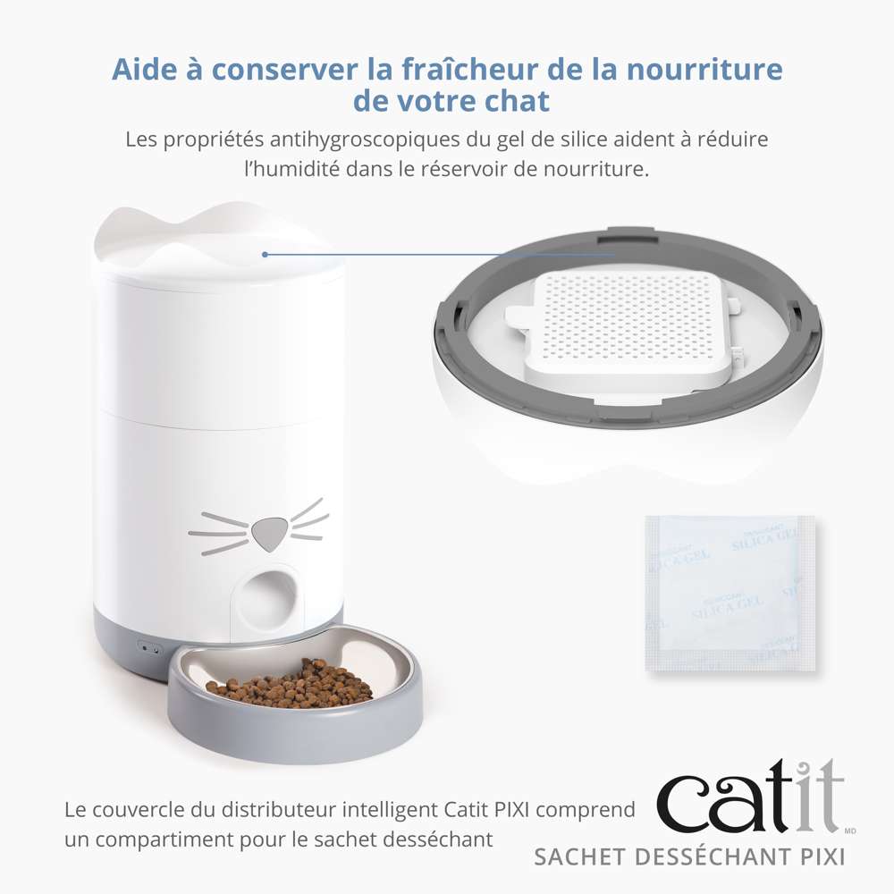 Sachets desséchants pour distributeur de croquettes - Paquet de 3 - Catit Pixi