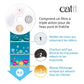 Fontaine à eau pour chat avec Fleur en acier inoxydable - Catit