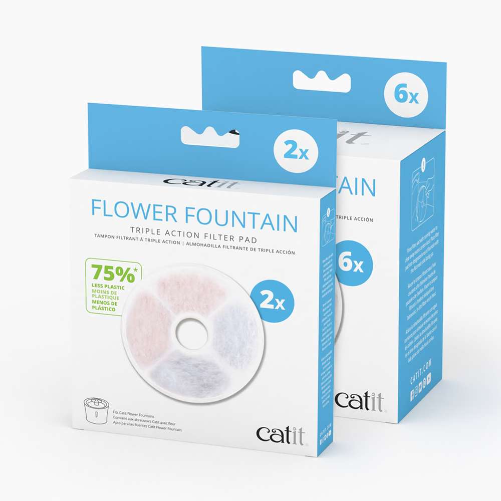 Filtre triple action pour fontaine à eau pour chat avec Fleur - Catit