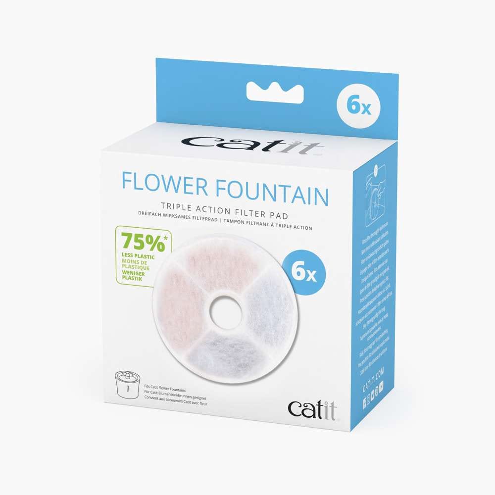 Filtre triple action pour fontaine à eau pour chat avec Fleur - Catit