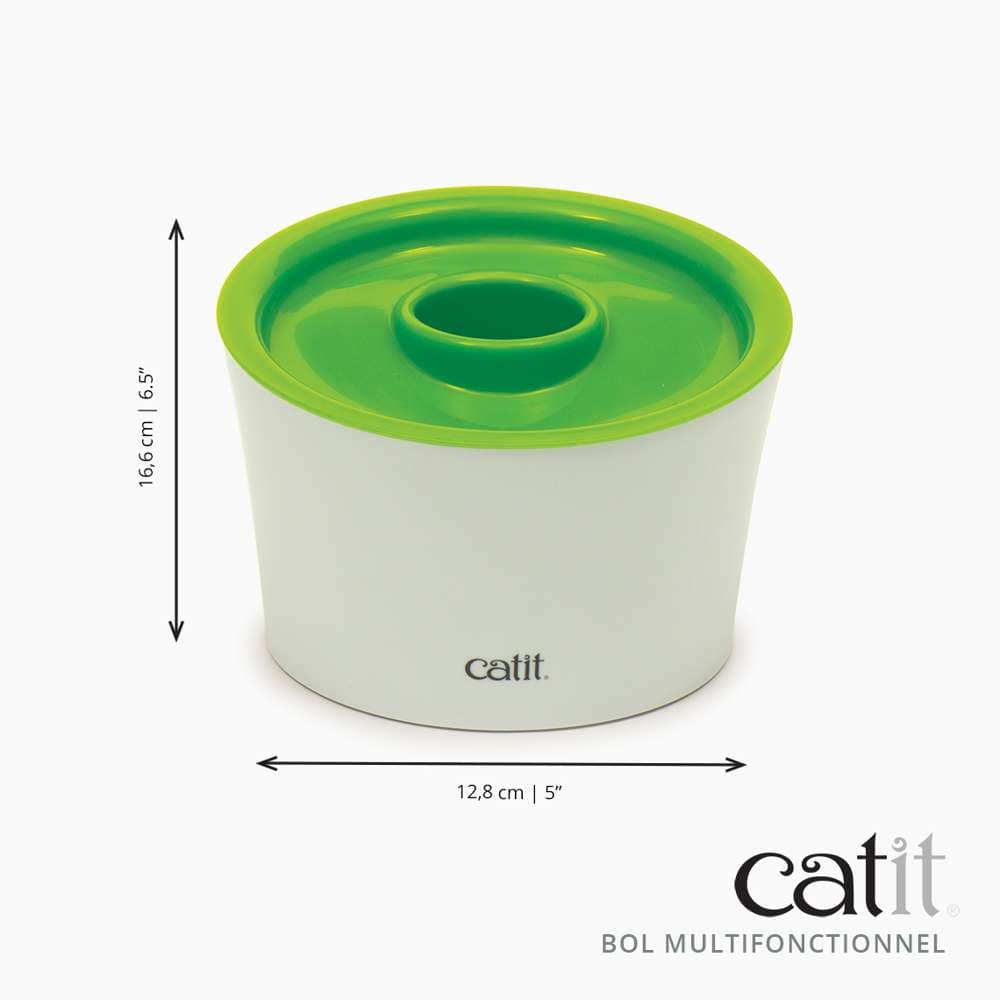 Gamelle multifonction pour chat - Catit